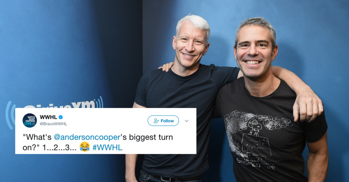 Andy Cohen Reveals Anderson Cooper’s Biggest Turn-On On Live TV—And In Front Of Anderson