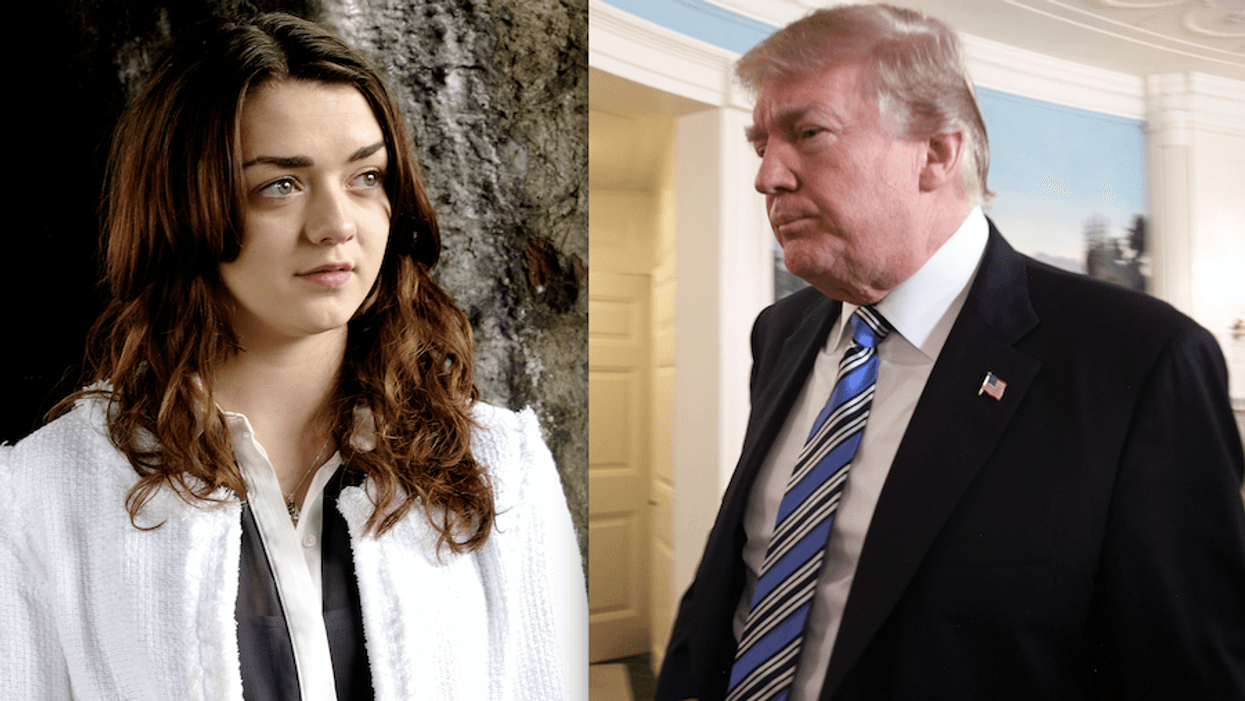 Maisie Williams Tells Jimmy Kimmel She Knows 'Game of Thrones' Ending & Skewers Trump in the Process