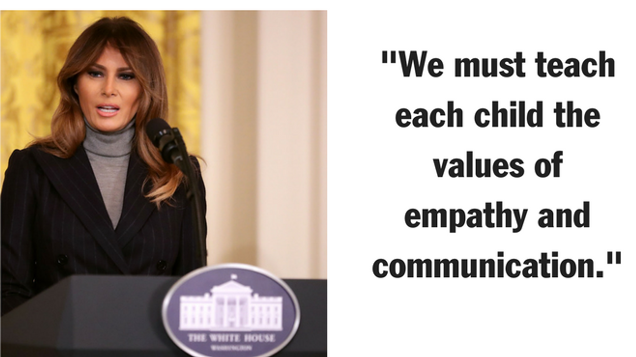 Melania Trump Will Meet With Social Media & Tech Companies to Combat Cyber-bullying & Hate Speech