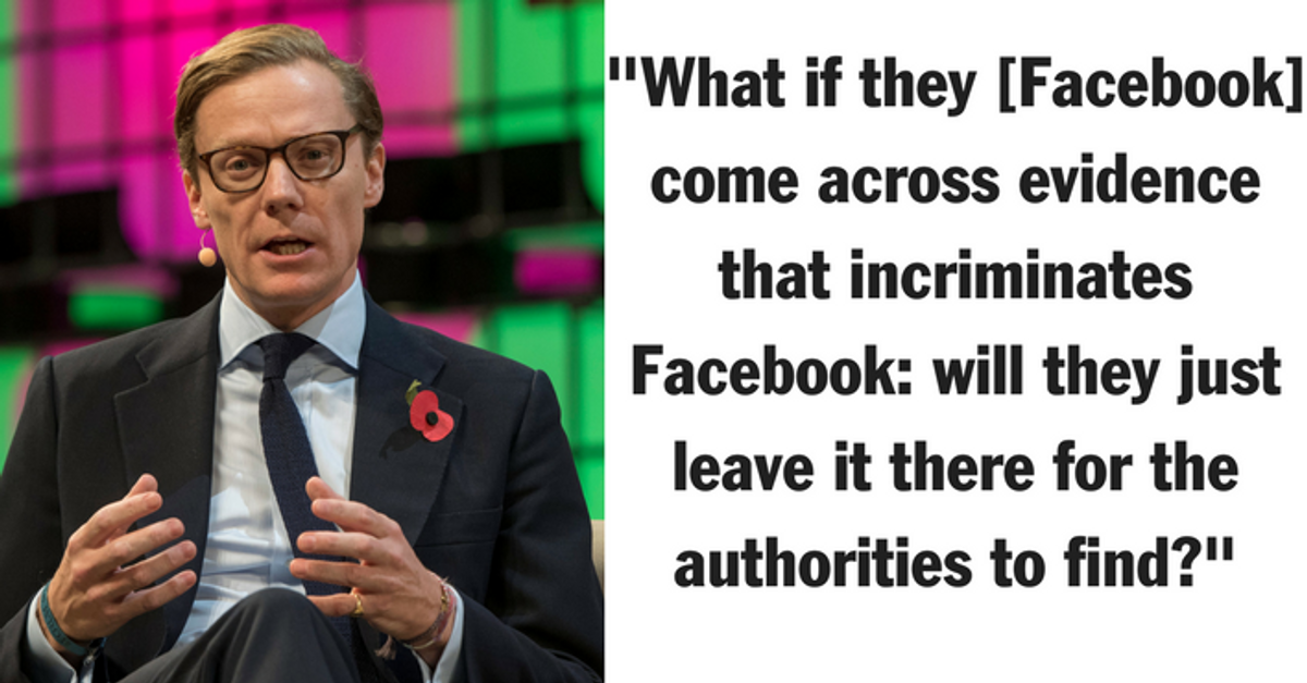 Facebook Kicked Out of Cambridge Analytica Office While Trying to 'Secure Evidence'