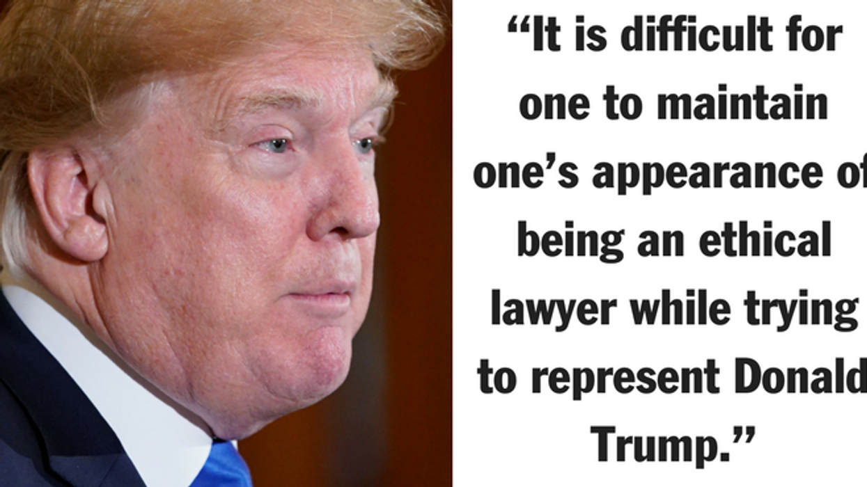 Lawyers & Legal Experts Say Representing President Trump Would Damage Reputations