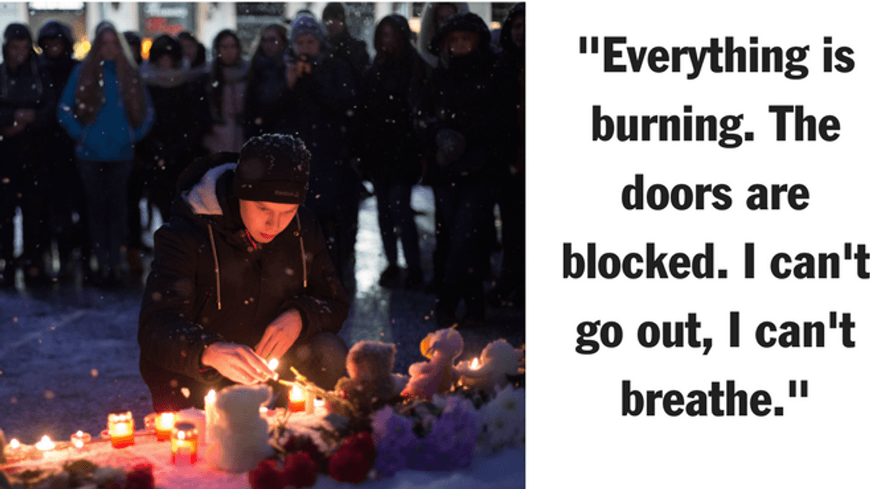 Tearful Goodbyes From Children Killed in Russia Mall Fire: 'We Are Burning, I Love You'