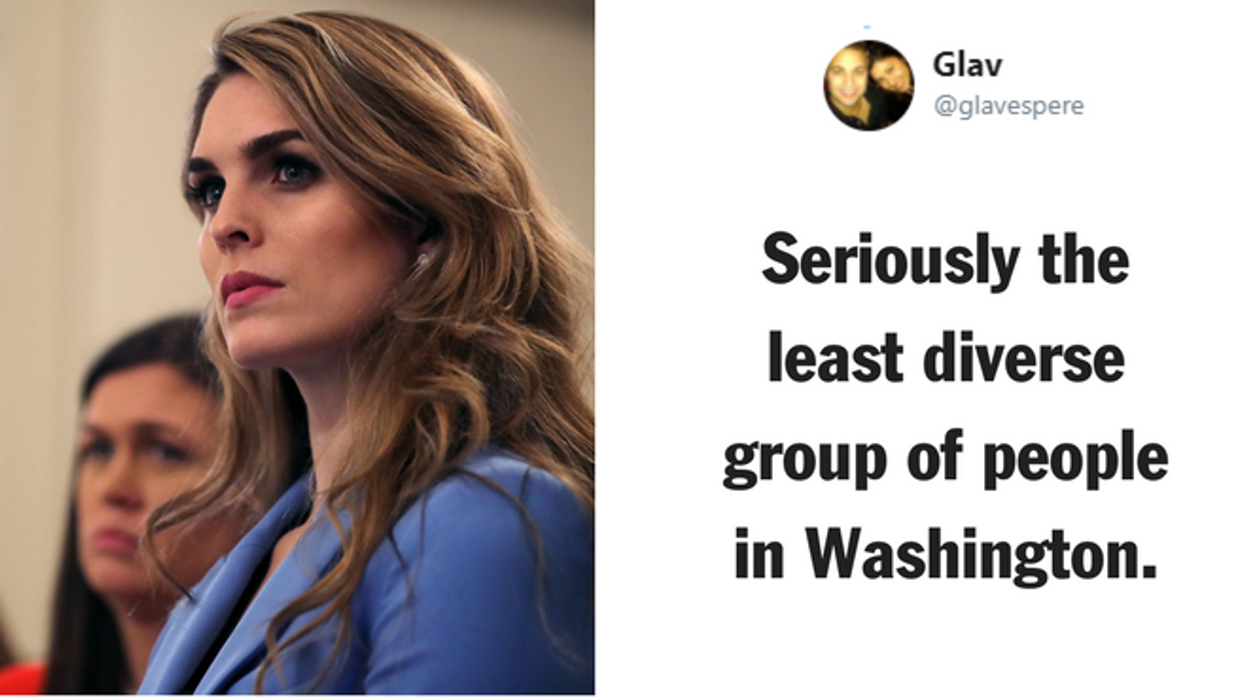 Hope Hicks' Farewell Party Photo Displays Stunning Lack of White House Diversity