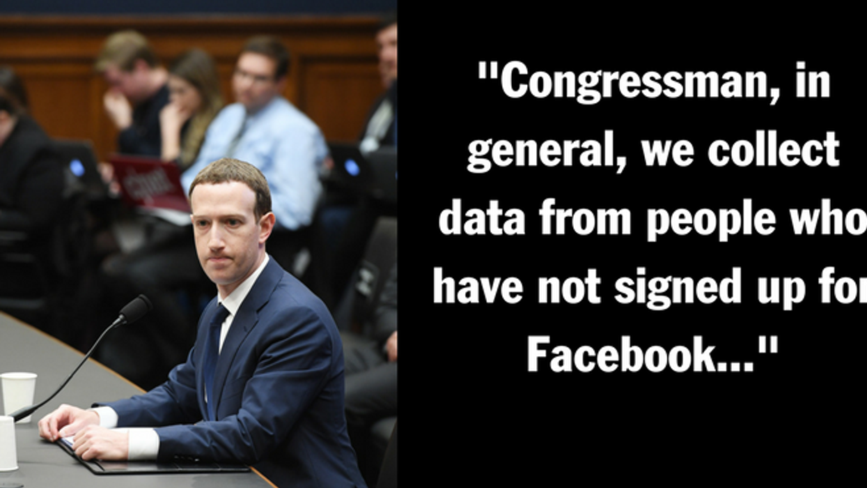 Mark Zuckerberg Admits Facebook Collects Non-Users' Personal Data