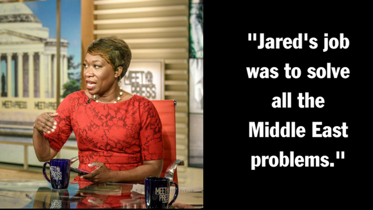 MSNBC Host Joy Reid Knocks Jared Kushner's Absence: 'Where Is Jared?'