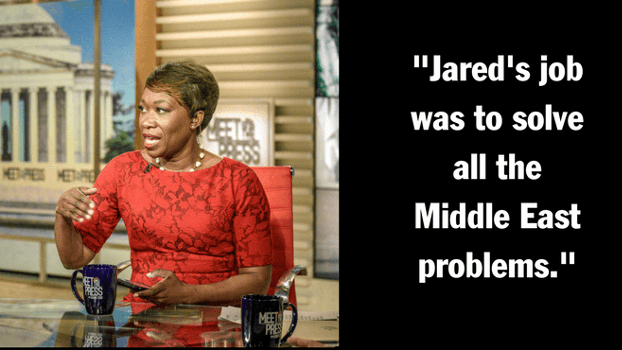 MSNBC Host Joy Reid Knocks Jared Kushner's Absence: 'Where Is Jared?'