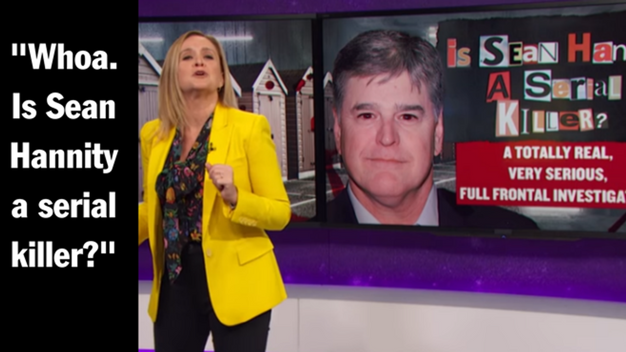 Samantha Bee Mocks Fox News With Hilarious Conspiracy Theory: 'Is Sean Hannity a Serial Killer?'