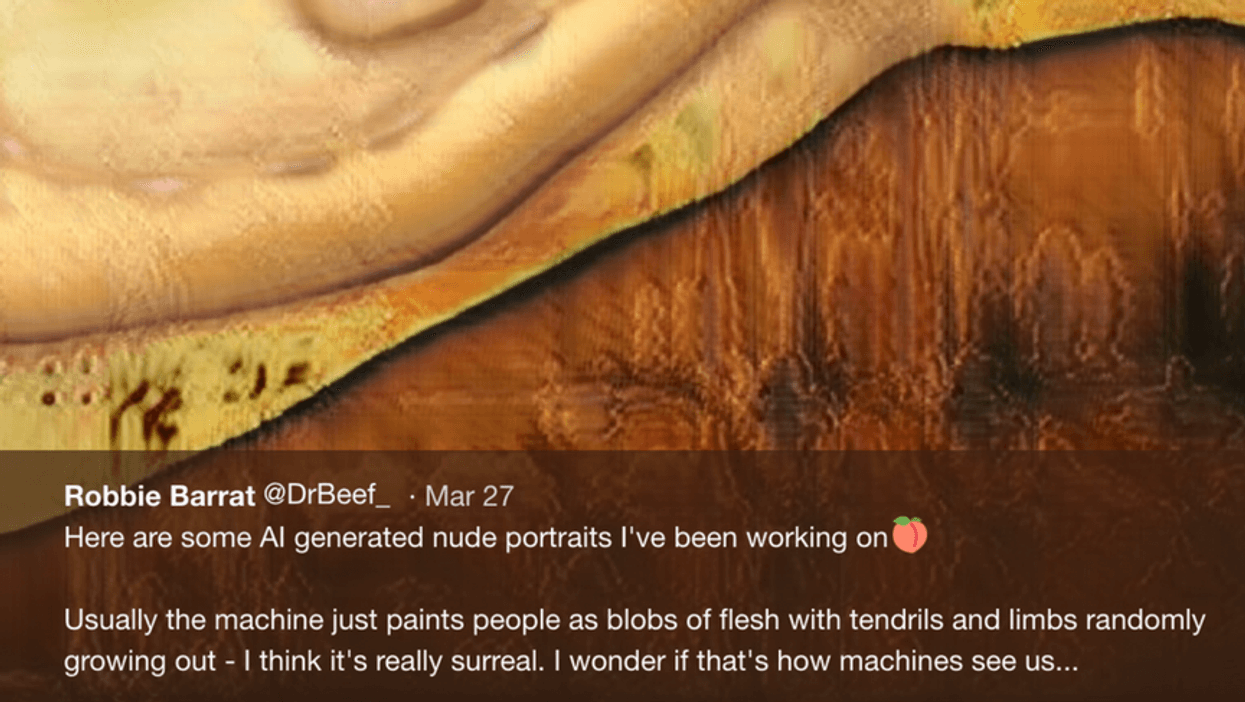 PHOTOS: Robbie Barrat Used Generative Adversarial Network to Teach an AI to Create Nude Art