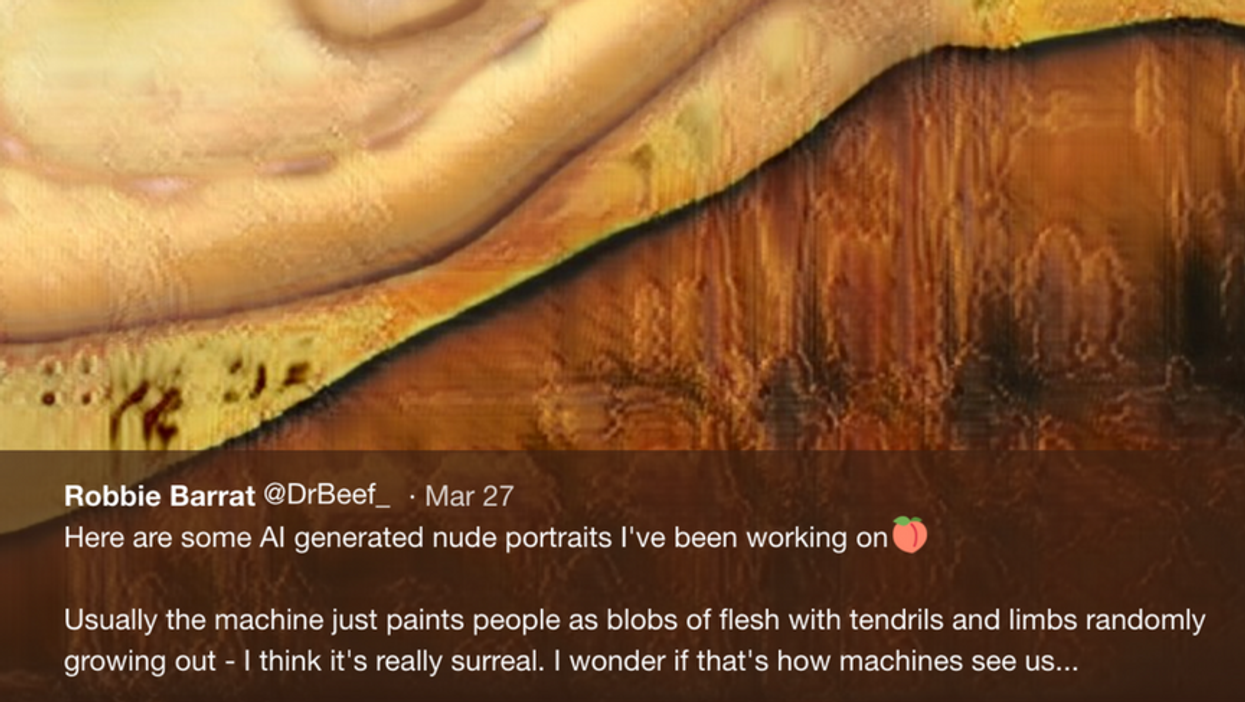 PHOTOS: Robbie Barrat Used Generative Adversarial Network to Teach an AI to Create Nude Art