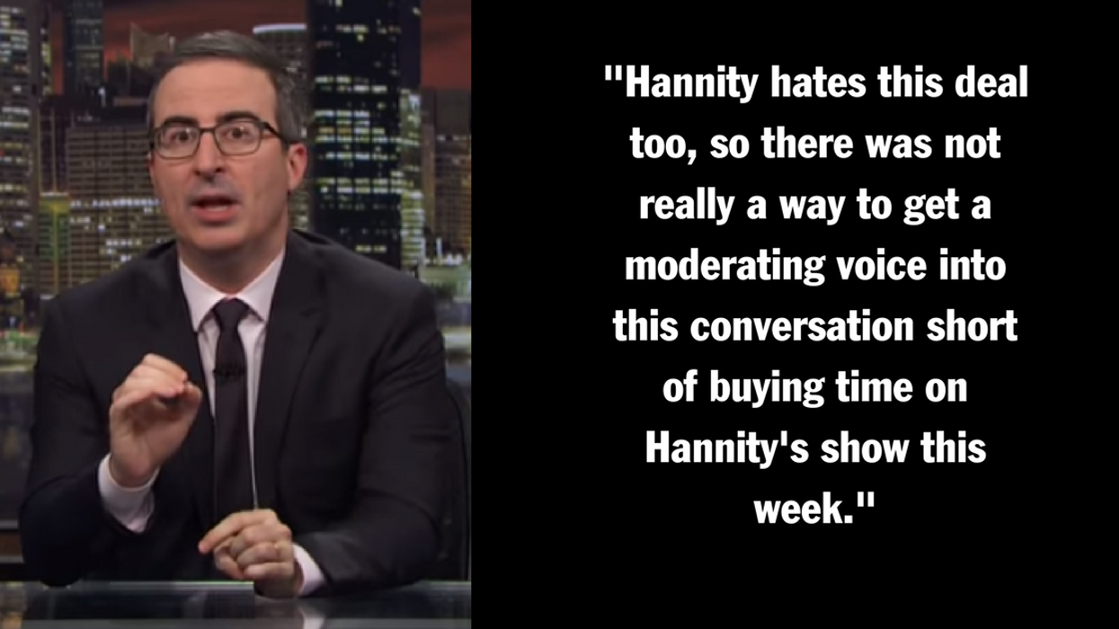 John Oliver Purchased Ad Time During 'Sean Hannity' To Teach Trump Some Simple Math