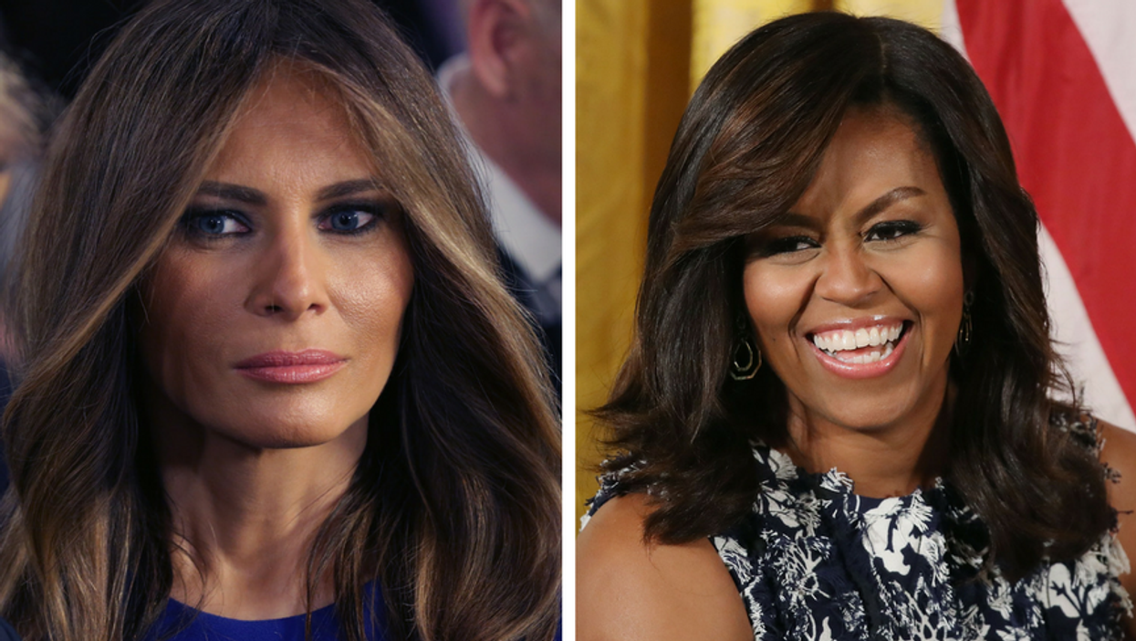 Melania Trump Just Unveiled Her New White House Initiative, and She's Being Accused of Stealing From Michelle Obama Again
