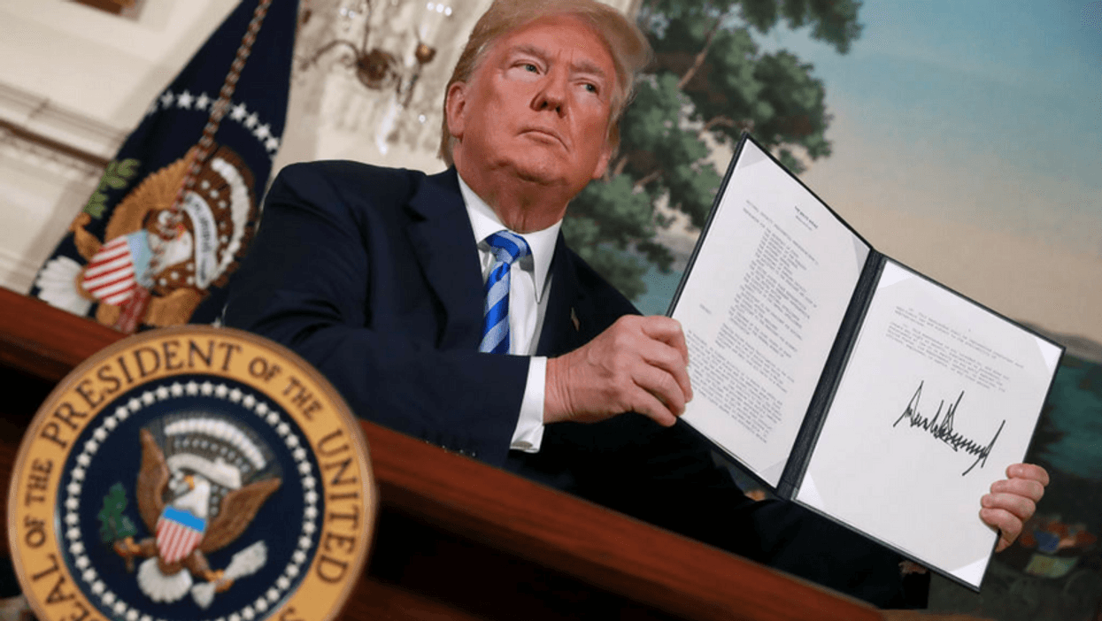 Donald Trump Just Announced He's Pulling Out of the Iran Deal and Iran Has Already Responded With a Threat