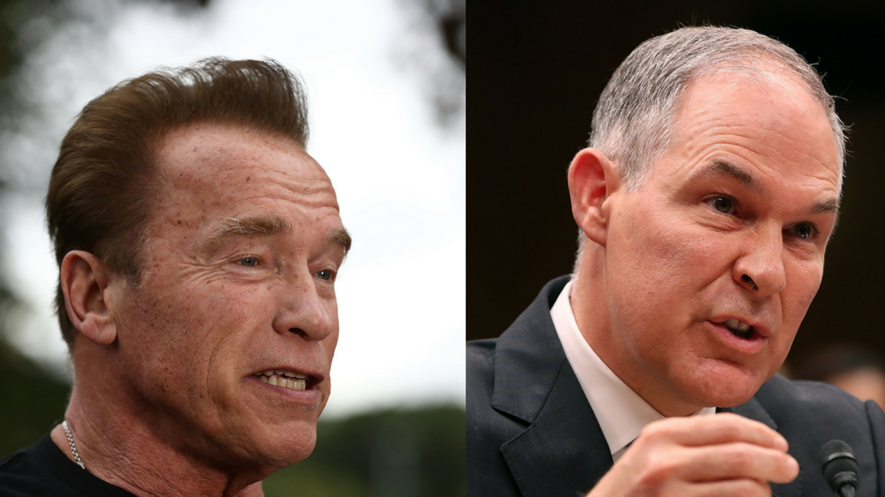 Arnold Schwarzenegger Thinks Scott Pruitt Should Be Forced To Drink Contaminated Water