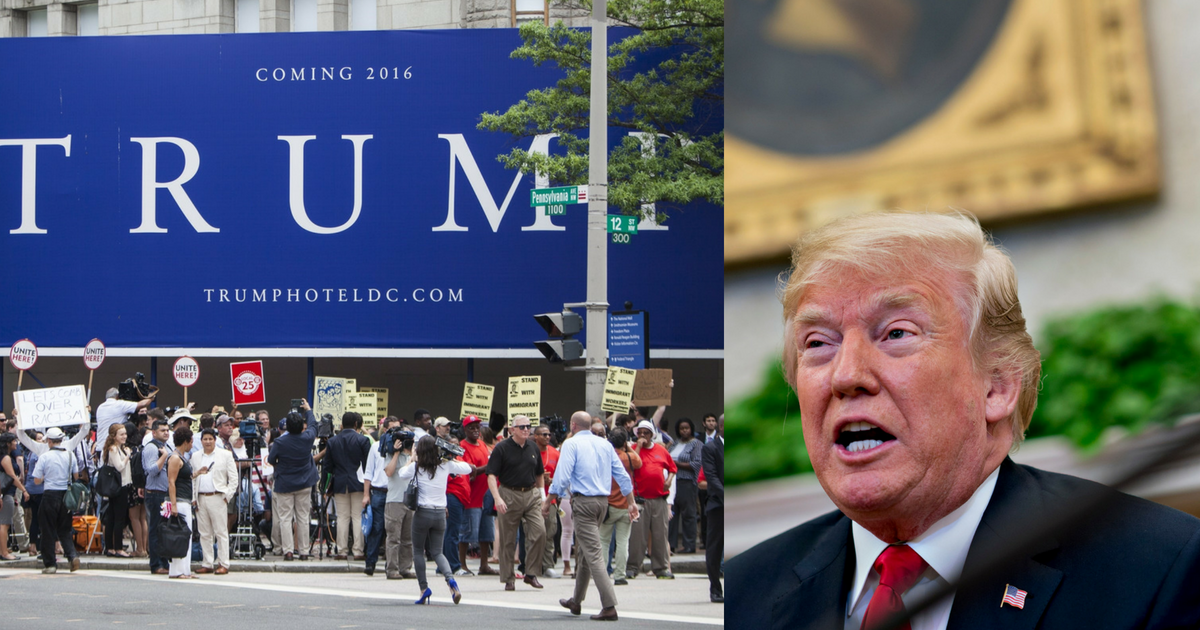 While Everyone Is Focused On The Michael Cohen Payments, Trump's D.C. Hotels Quietly Rake In The Cash
