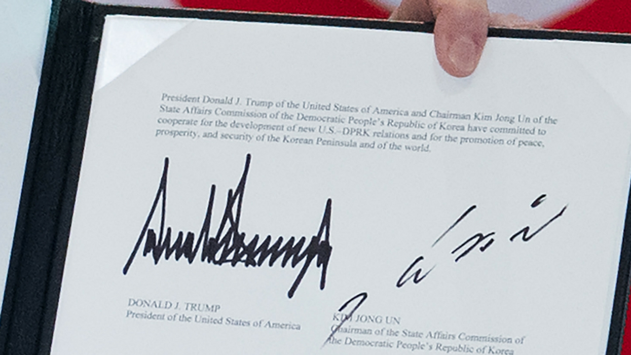 Handwriting Experts Weigh In On What Trump And Kim's Signatures Say About Their Personalities