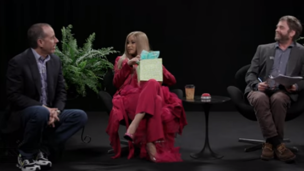 Zach Galifianakis's New 'Between Two Ferns' Features An Odd Meeting Between Jerry Seinfeld And Cardi B