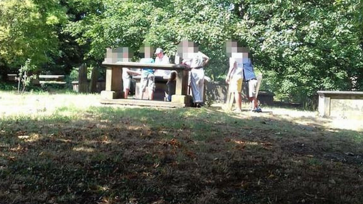 Turns Out You Can't Have A Barbecue On Someone's Tombstone Without People Getting Upset