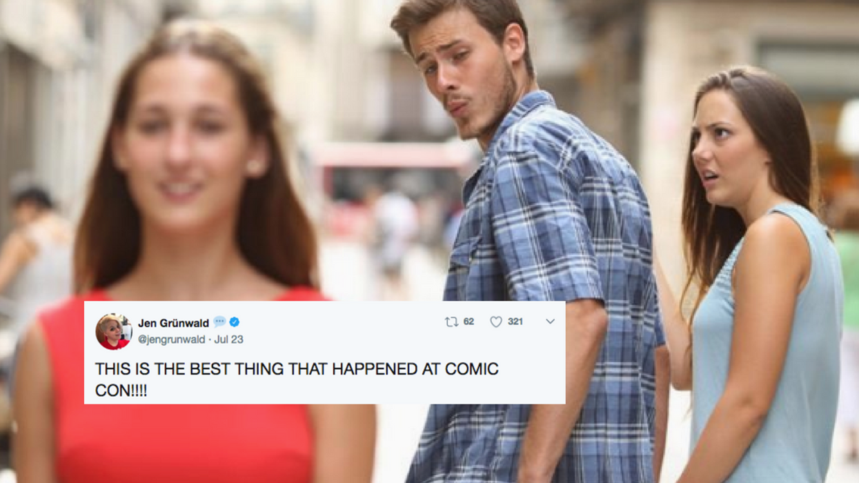 Star Wars Fans Put The Perfect Spin On That 'Distracted Boyfriend' Meme At Comic-Con 😂