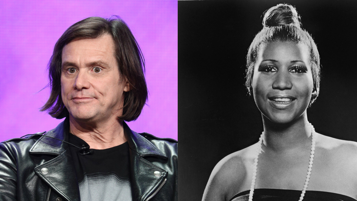 Jim Carrey's Drawing Paying Tribute To Aretha Franklin is Stirring Controversy