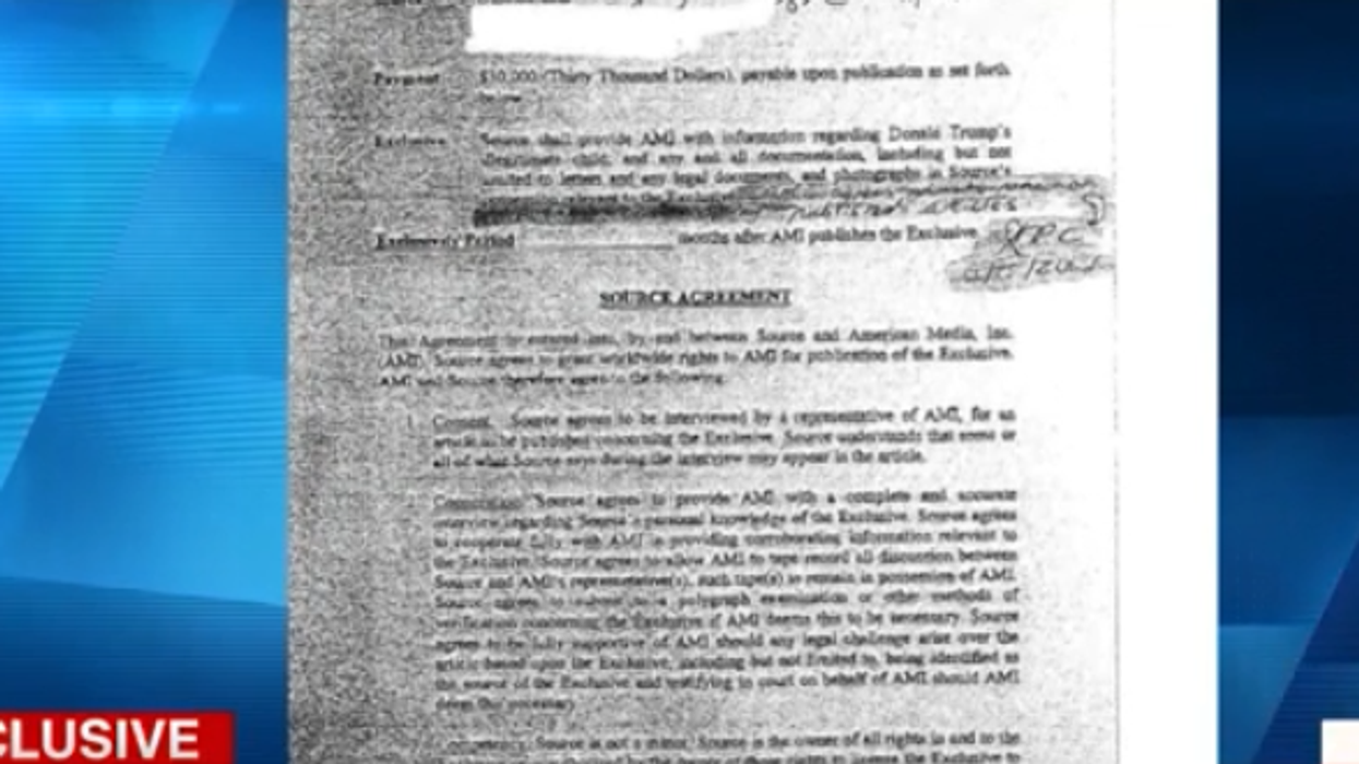 Former Trump Doorman Releases 'Catch-And-Kill' Agreement About Alleged Housekeeper Affair That Produced A Child