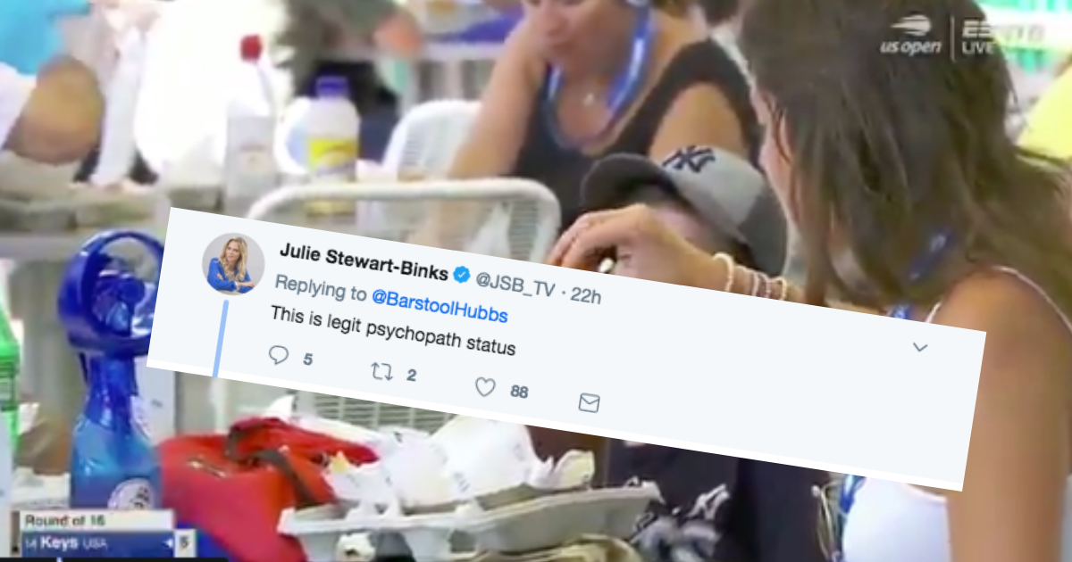 A U.S. Open Fan Was Caught On Camera Dipping Some Food Into Her Coke—And The Internet Had Lots Of Feelings 🤢