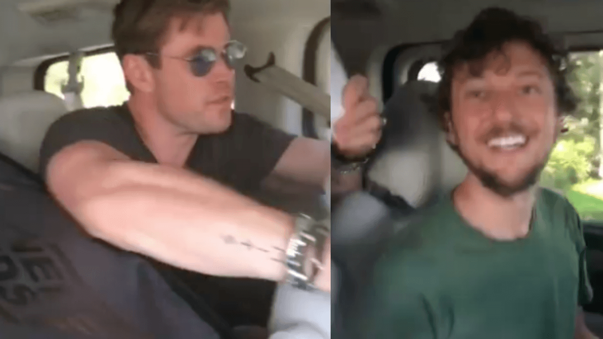 Chris Hemsworth Gives Unsuspecting Hitchhiker The Ride Of A Lifetime In Private Helicopter 😮