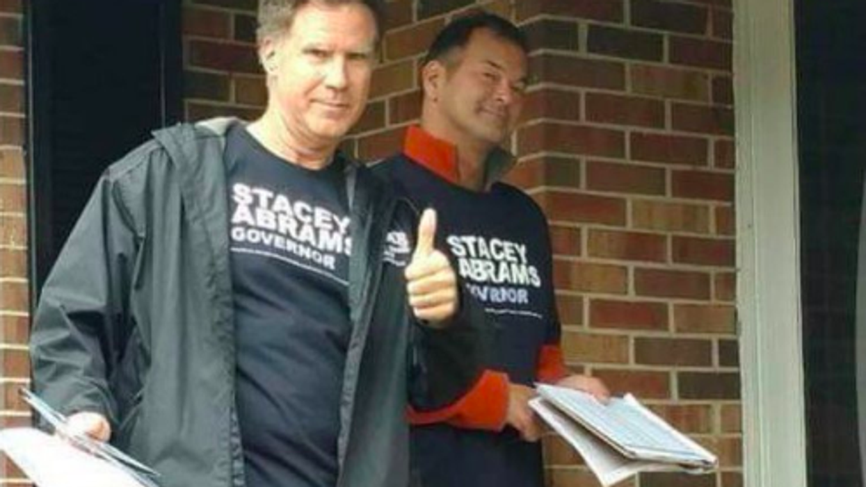 Will Ferrell Went Door To Door In Georgia To Drum Up Support For Stacey Abrams