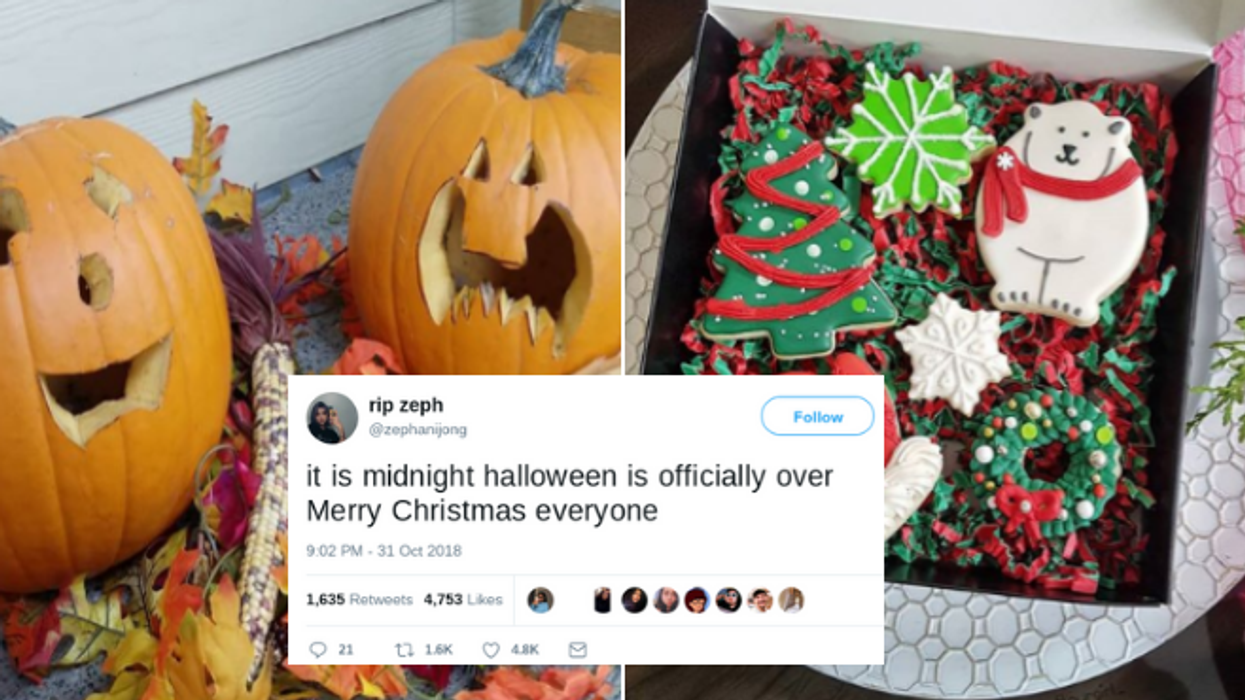 Halloween Is Officially Over—And The Internet Is Already Going Nuts For Christmas 🎄