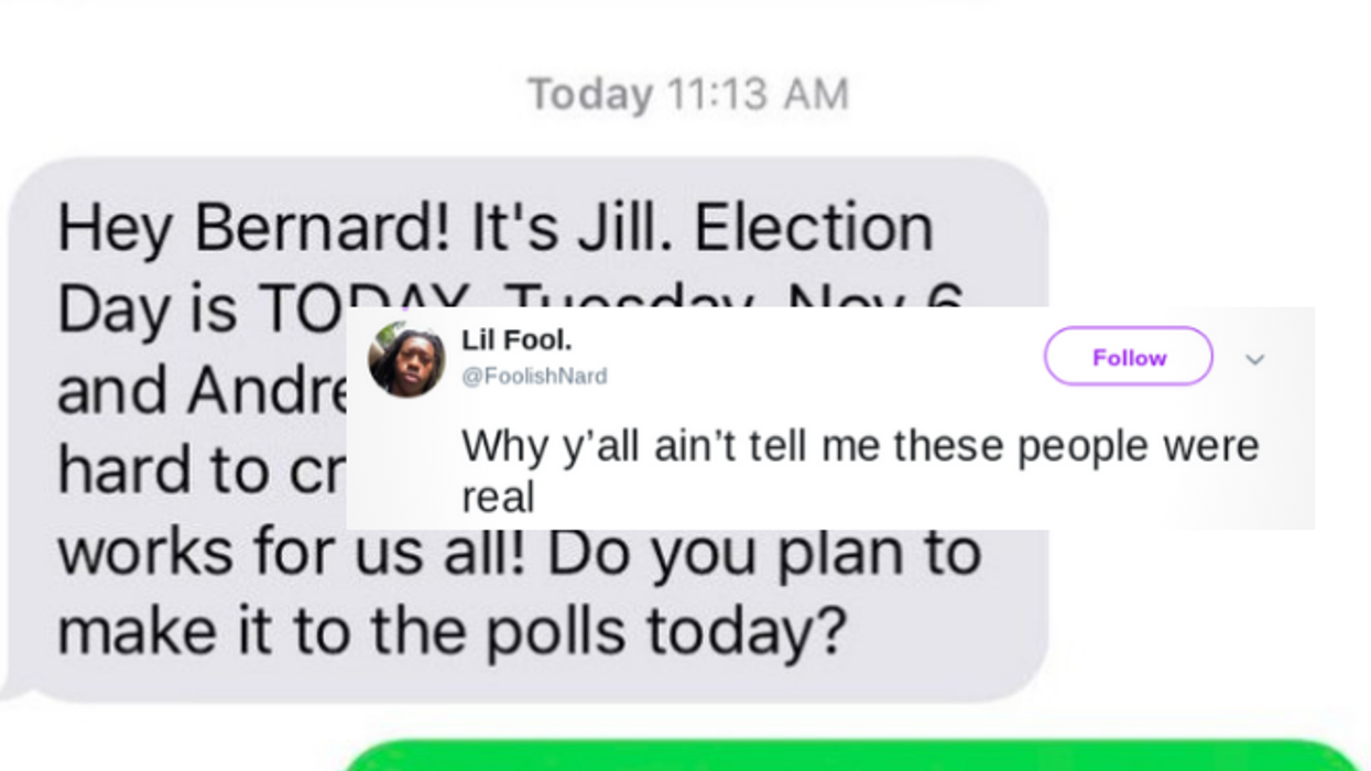 Voter's Text Exchange Goes Viral After Mistaking A Campaign Volunteer For A Bot 😂