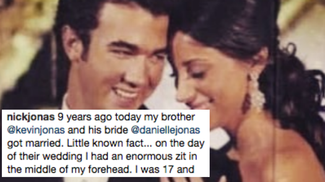 Nick Jonas Celebrates His Brother and Sister-In-Law's Anniversary By Comparing Their Marriage To A Zit—And We've Got Questions 🤔