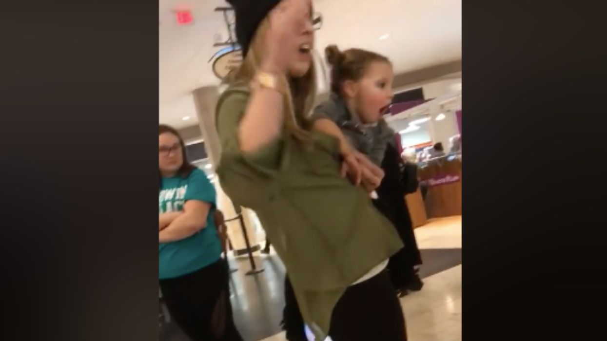 This Video Of An 'Entitled' Mom Arguing Over Why Her Daughter Isn't Allowed To Pet A Service Dog Has Everyone Talking