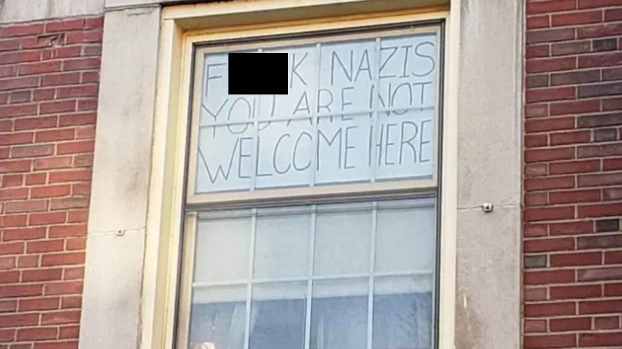College Student Told To Remove Her 'F**k Nazis' Sign For The Most Ridiculous Reason