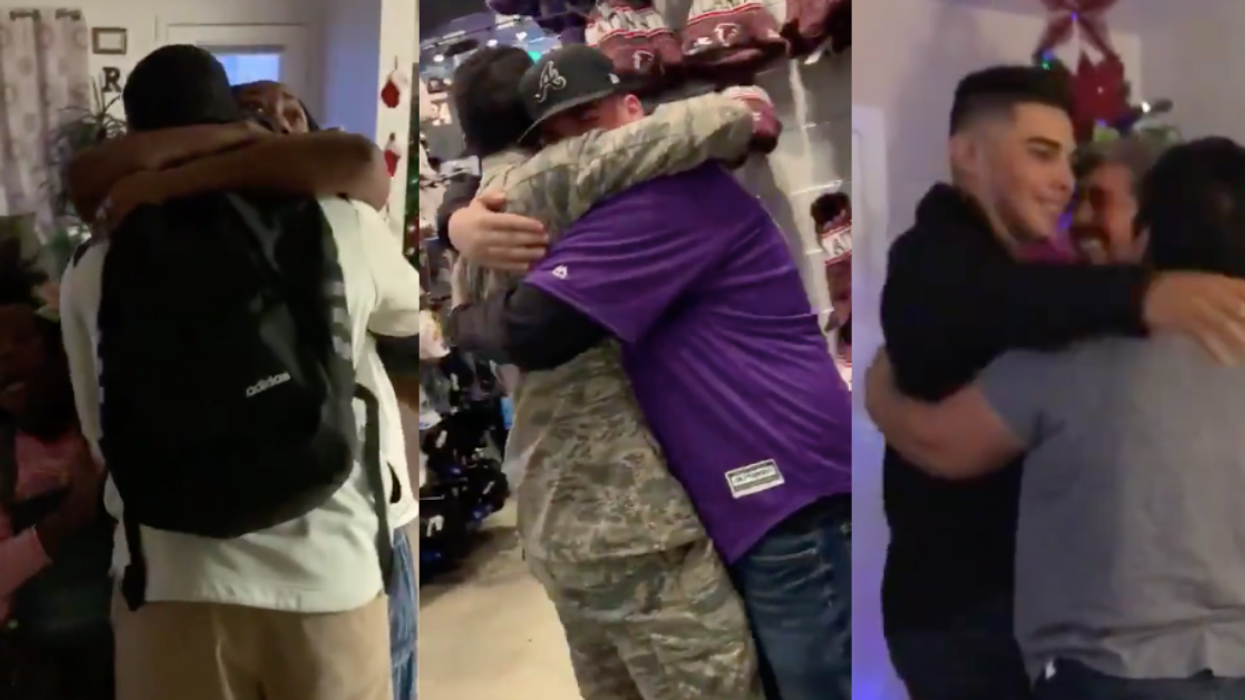 These Videos Of Surprise Visits Home For The Holidays Are Giving Us All The Feels ❤