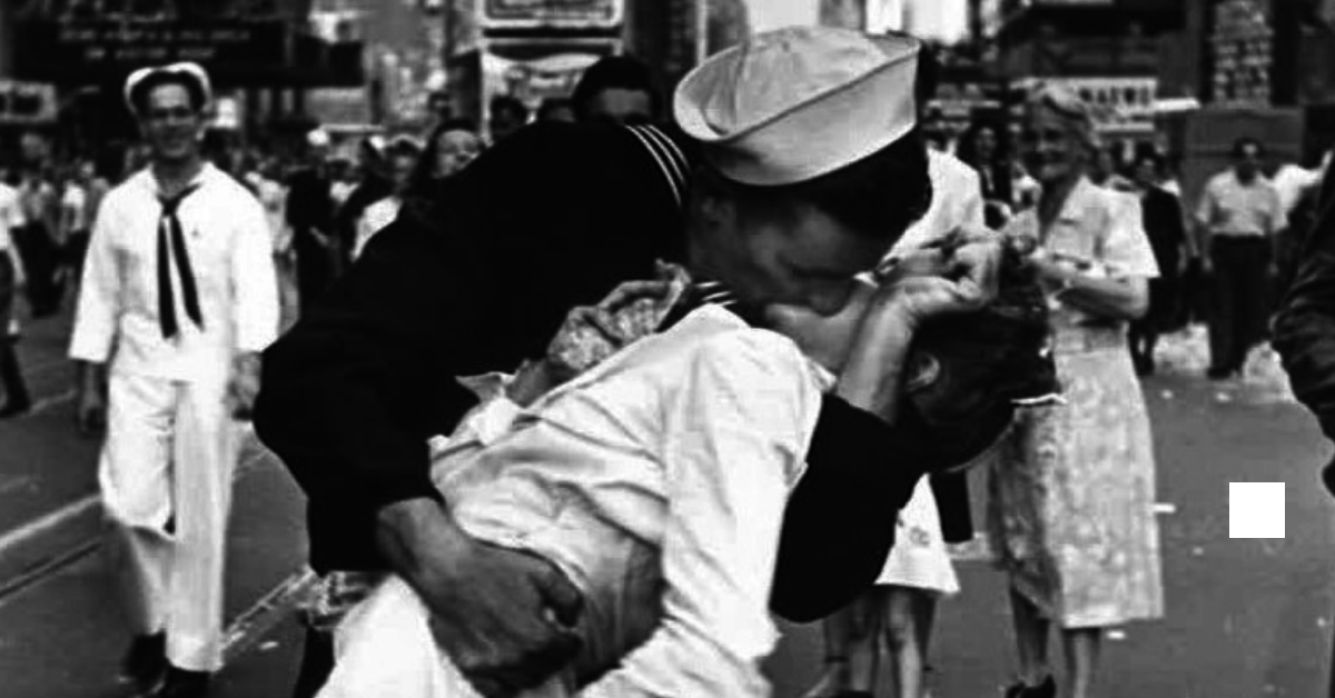 Couple's Recreation Of Famous WWII Kiss Is Stirring Controversy