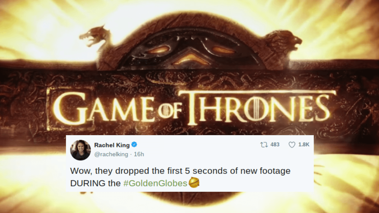'Game Of Thrones' Dropped 5 Seconds Of New Footage During The Globes—And The Internet Went Nuts
