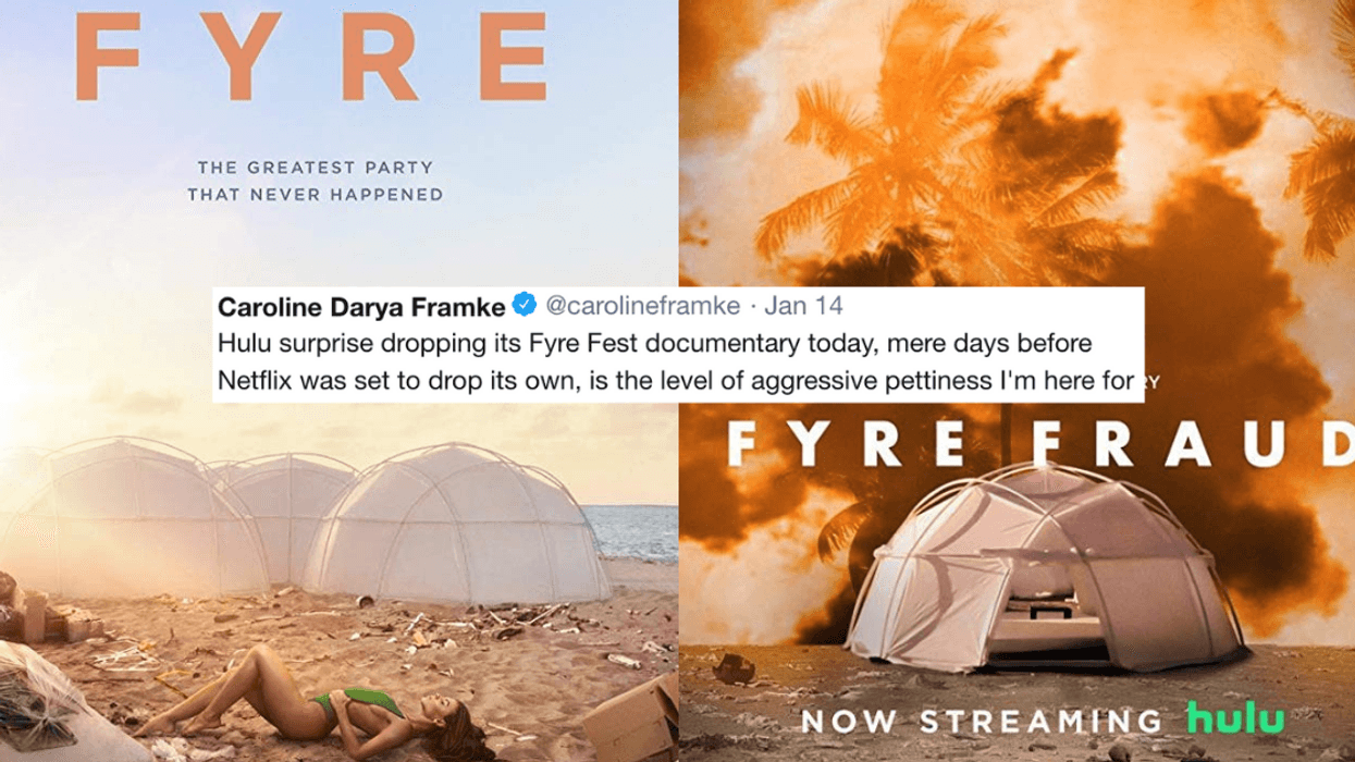 Hulu And Netflix Dropping Fyre Festival Documentaries At The Same Time Is Causing As Much Drama As The Festival Itself
