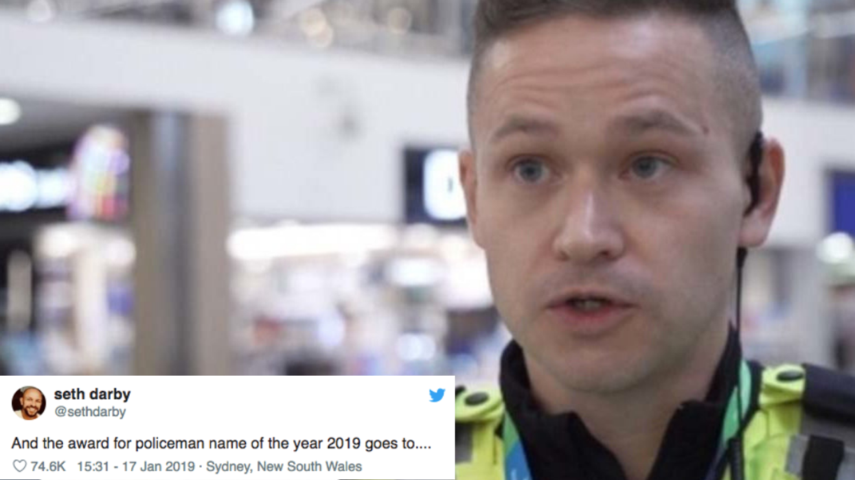 The Internet Is In Love With This Police Officer Who Has The Best Name Ever 😂
