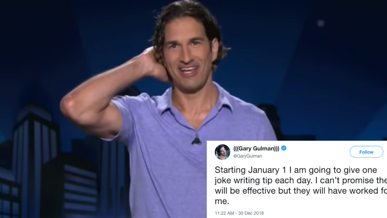 This Comedian Has Been Giving A Genius Joke-Writing Tip Every Day Since The Beginning Of The Year