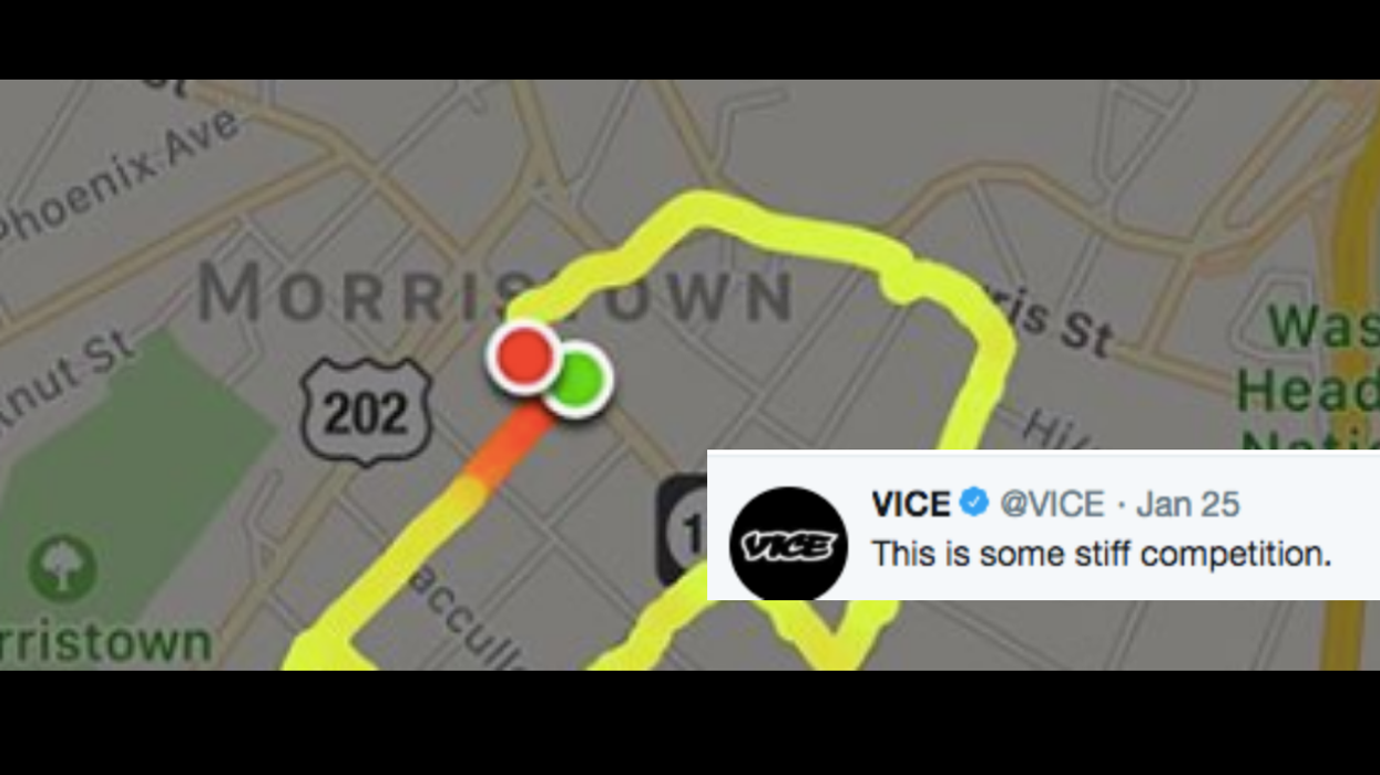 Two Rival Female Runners Are Going Viral For The *Cough* Phallic Shapes Of The Routes They Run 😳