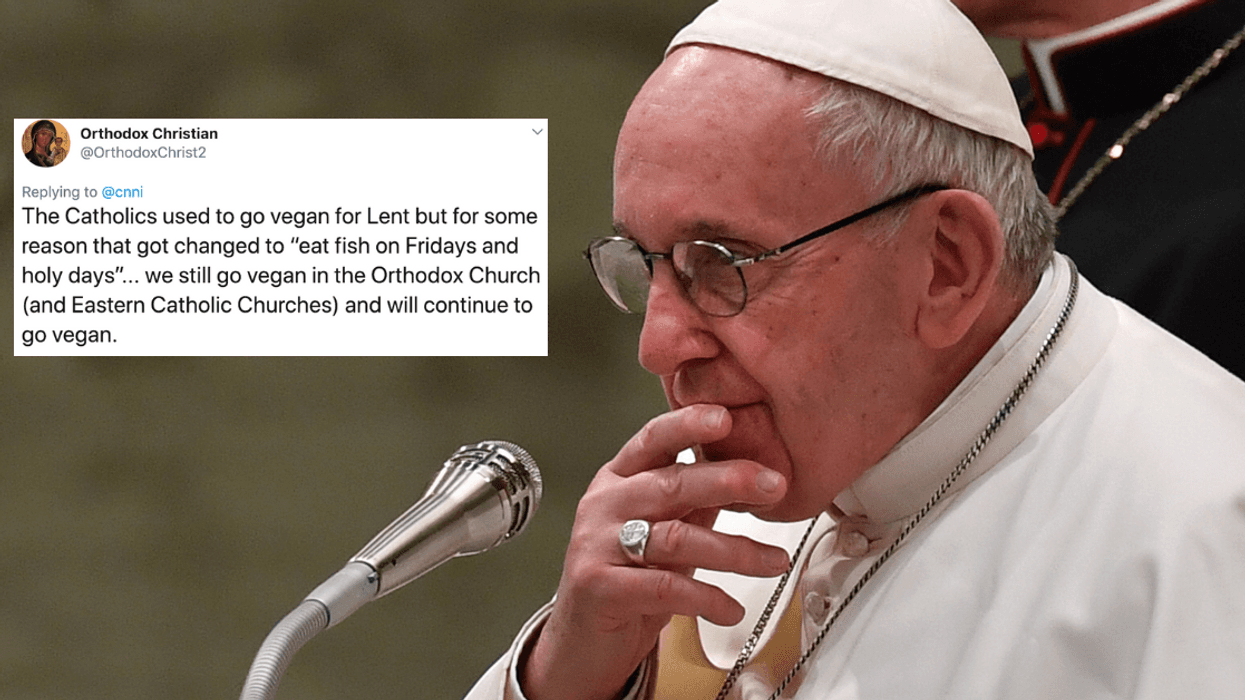 Pope Francis Was Just Offered One Million Dollars To The Charity Of His Choice If He Goes Vegan For Lent