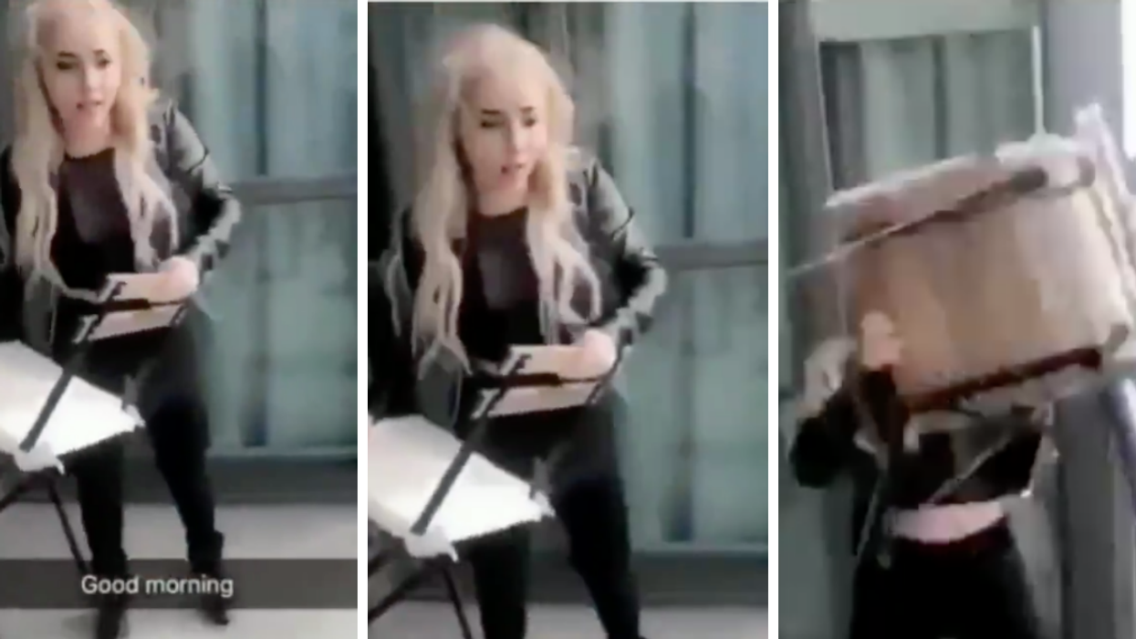 Woman Who Threw Chair Off Condo Building In Viral Video Has Turned Herself In To Police After It Prompted Outrage