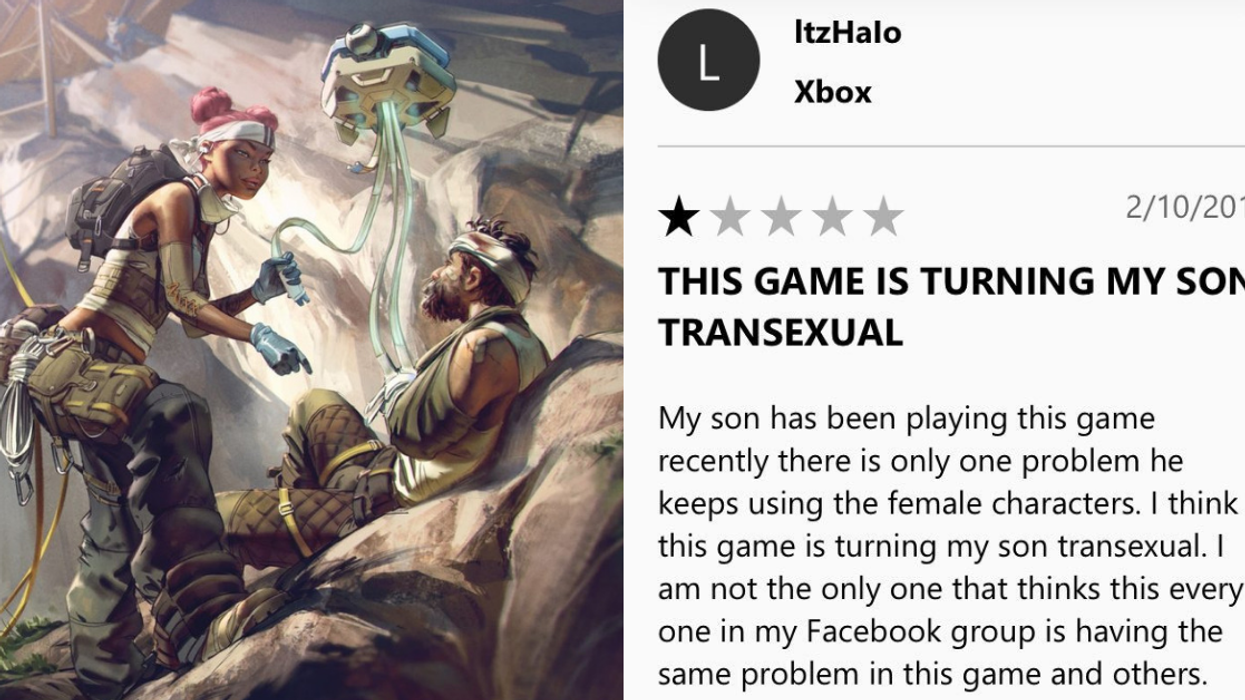This Parent Is Getting Totally Roasted For Posting A Review Claiming 'Apex Legends' Is Turning Their Son Transgender
