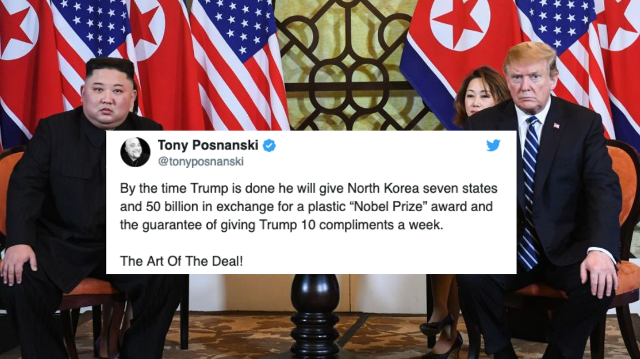 Trump's Failed Summit With Kim Jong-Un Leads To Some Hilariously Inevitable 'Art Of The Deal' Jokes