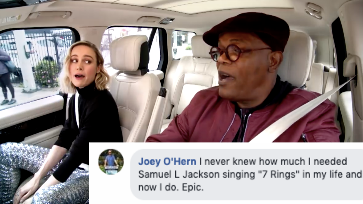 Brie Larson And Samuel L. Jackson Just Put Their Friendship To The Lie Detector Test On 'Carpool Karaoke'