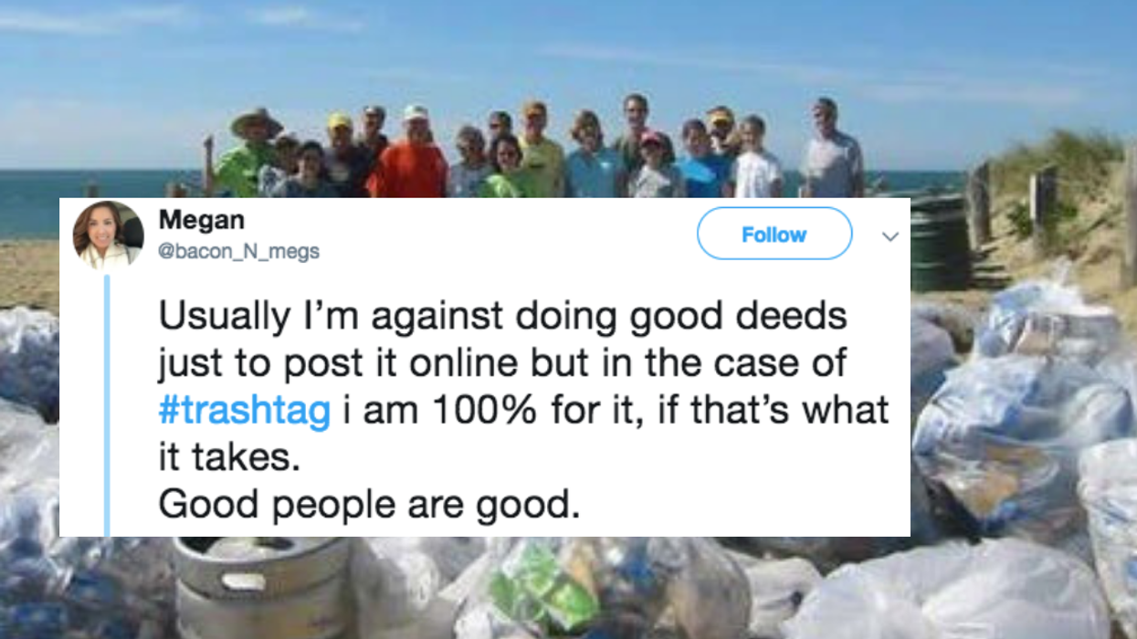 The New Viral 'Trash Challenge' Is Finally An Environmentally-Friendly Challenge We Can All Get Behind