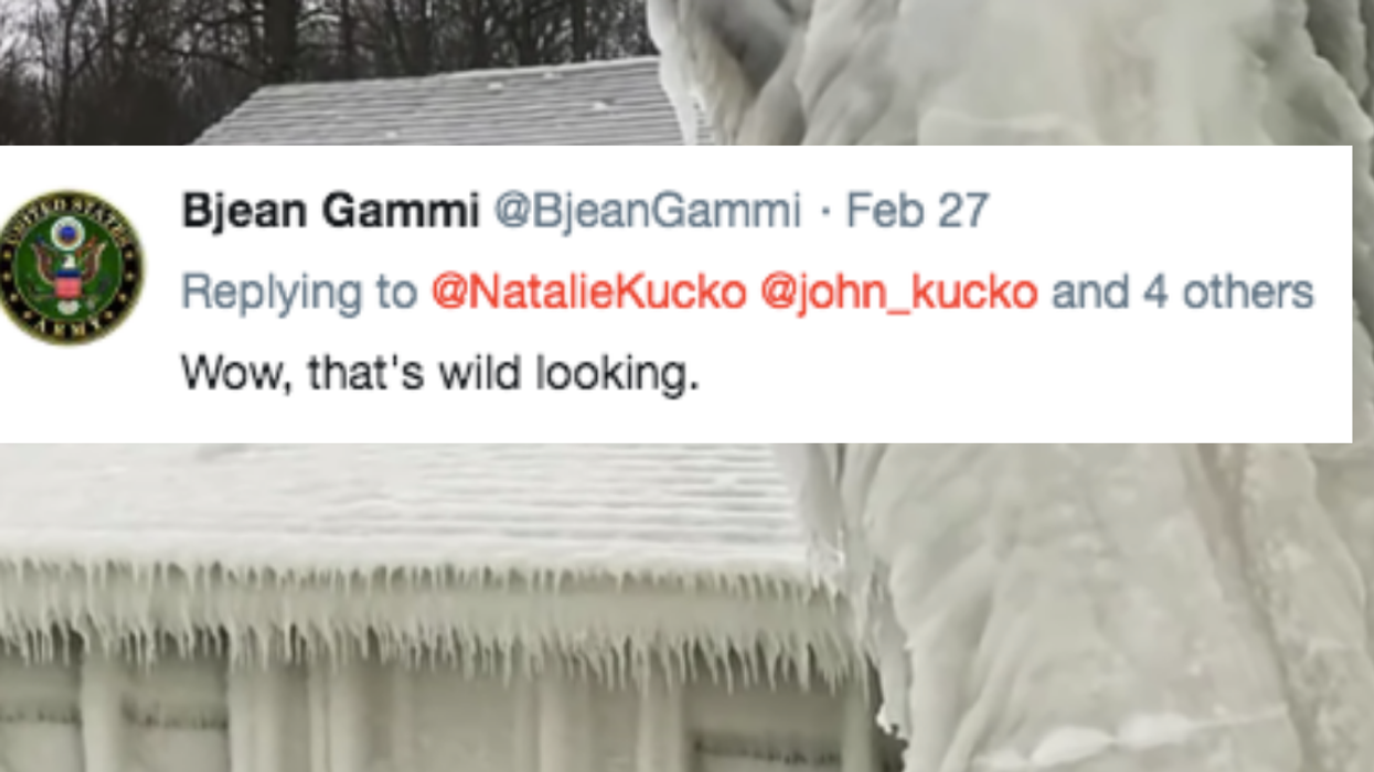 This Upstate New York House Completely Encased in Ice Is Seriously Something Out of 'Frozen'