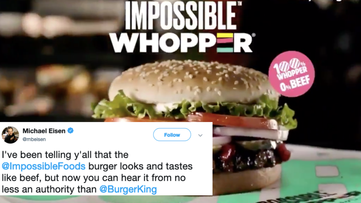 Burger King Tricked Die-Hard Whopper Fans Into Testing Out A Vegetarian 'Impossible Whopper'