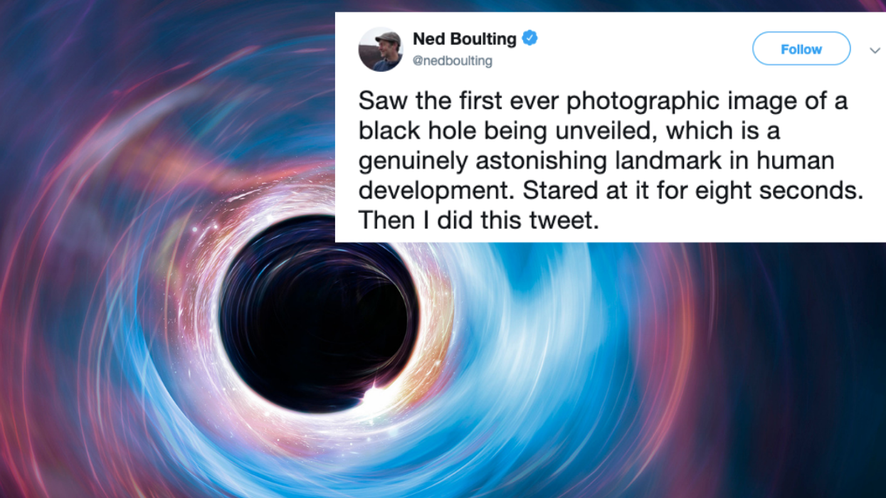 Scientists Just Released The First Ever Photograph Of A Black Hole