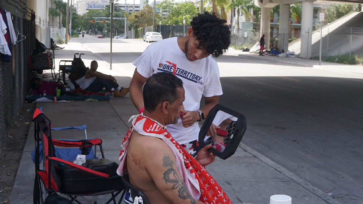 This Teen Barber Spent His Weekend Giving Haircuts To The Homeless—And The Internet Is Suitably Impressed