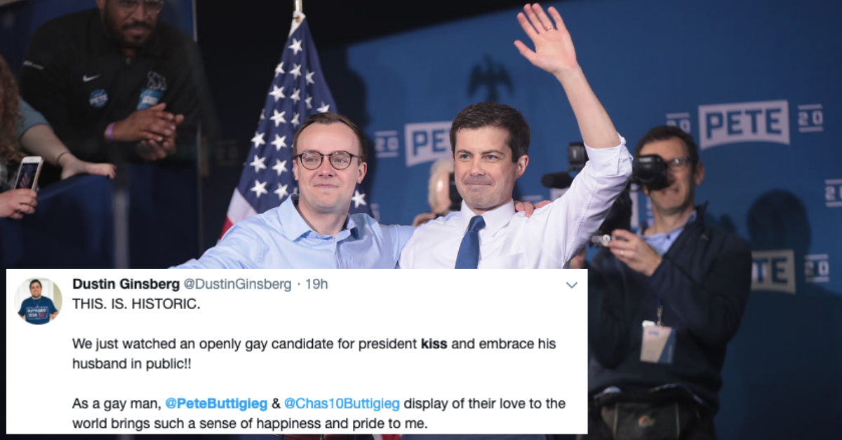 Pete Buttigieg Kissed His Husband After Announcing His Candidacy For President, And Now We're Weepy